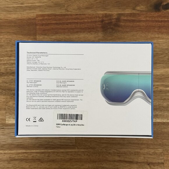RENPHO Eyeris 1 Eye Face Massager w/ Heat Sleep Mask Migraine Relief Bluetooth + - Picture 7 of 16